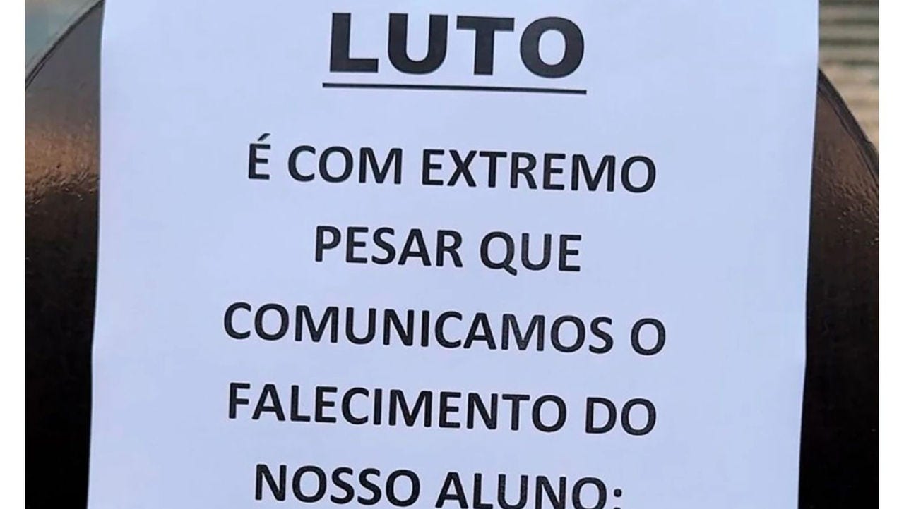 Fatalidade em academia