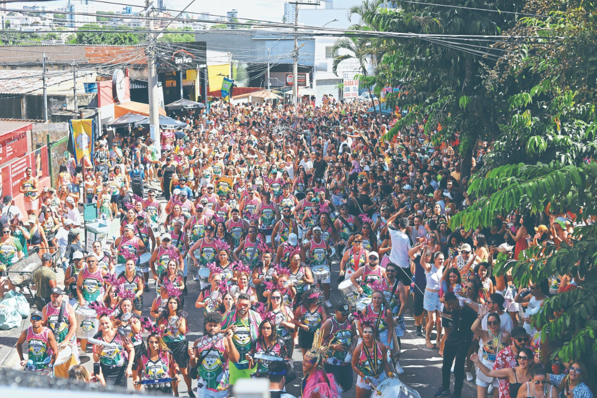 Público estimado para a folia em 2026 é 50% superior ao que foi registrado na edição do ano passado, quando 21 blocos desfilaram pela rua do Rosário atraindo cerca de 20 mil pessoas