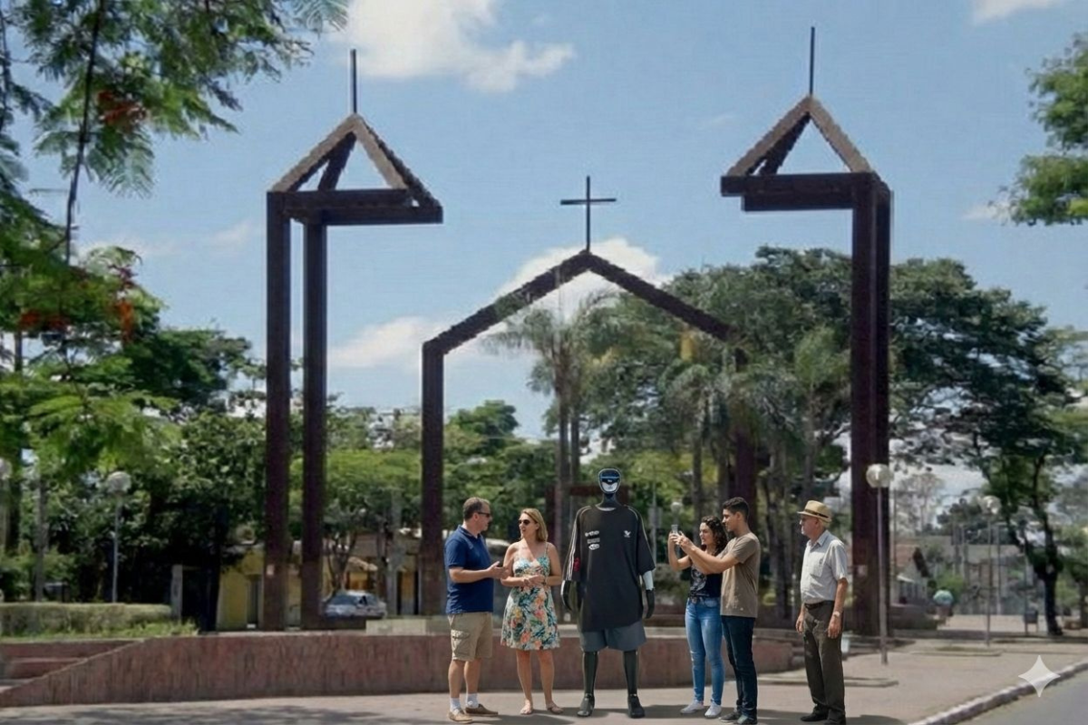 Robô aparece em vídeos, participa de trends, interage com o ambiente, circula como se fosse parte da rotina. Não é mais só laboratório. Não é mais só feira de tecnologia. Entrou na conversa do dia a dia.