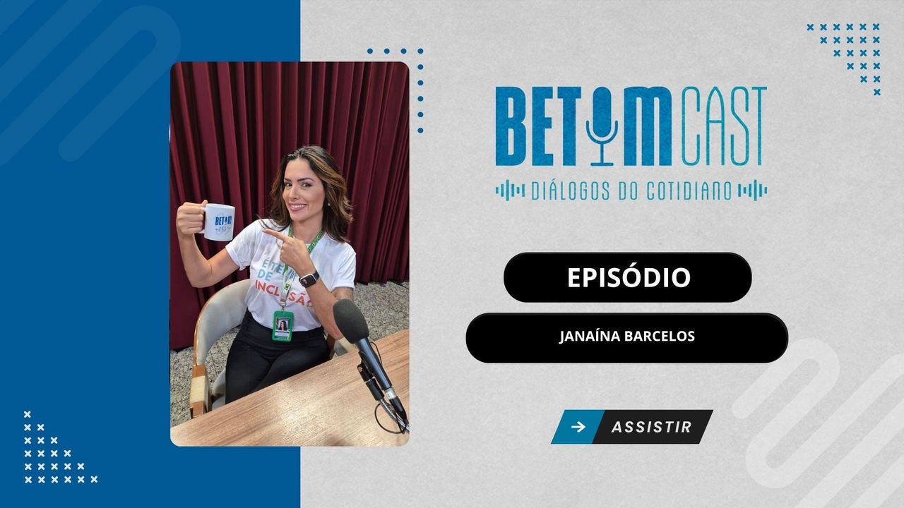 Márcio Antunes conversa com a Janaína Barcelos, fundadora do Instituto Holofotes e ativista na defesa dos direitos das pessoas com deficiência