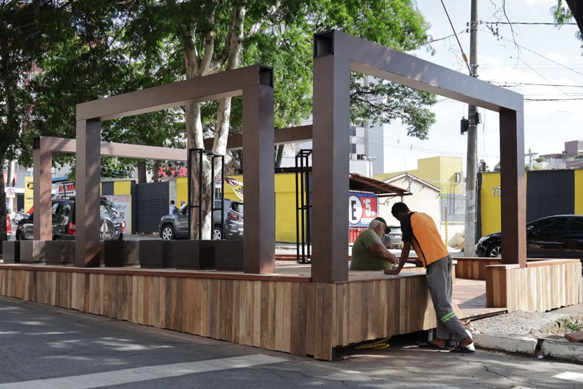 Edificação das sete estações, que vão do santuário Nossa Senhora do Carmo até a ermida, está em fase final