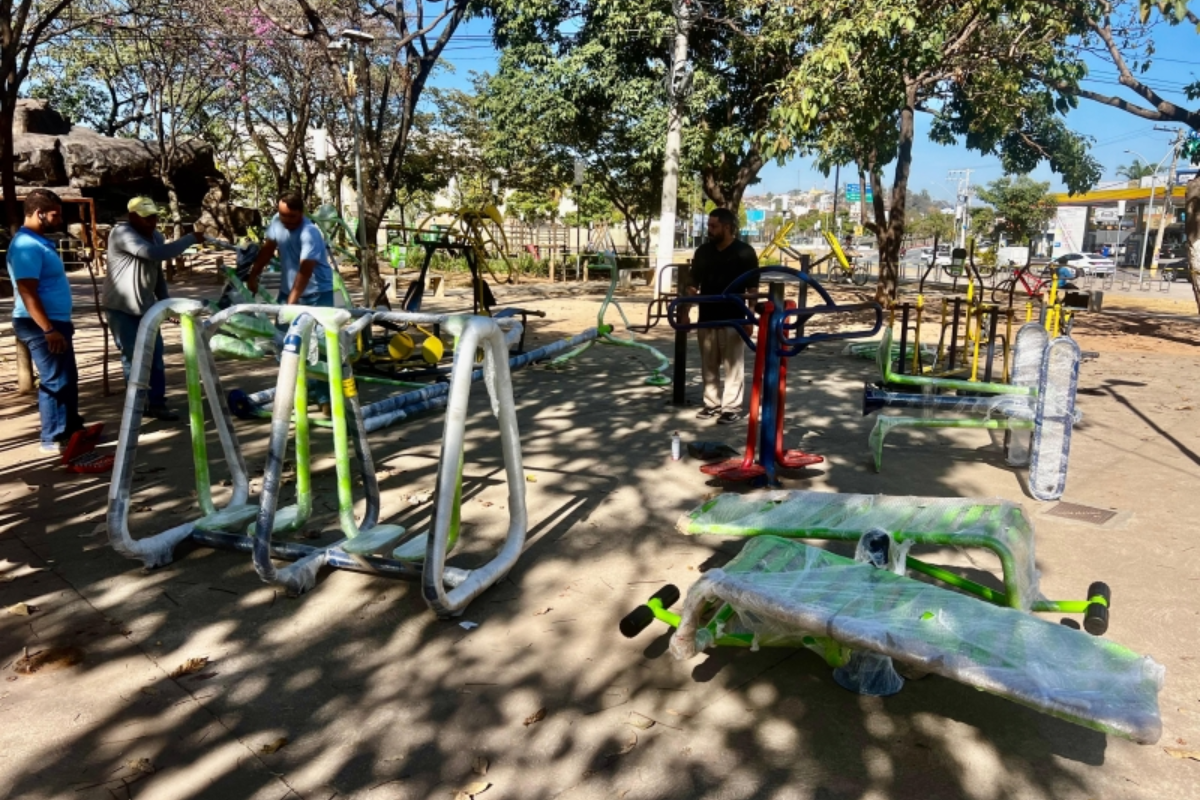 Academia popular da Praça do Encontro recebeu 14 aparelhos novos