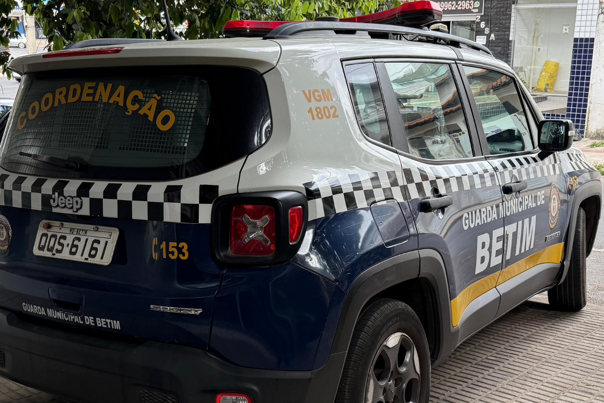O suspeito foi levado para a delegacia