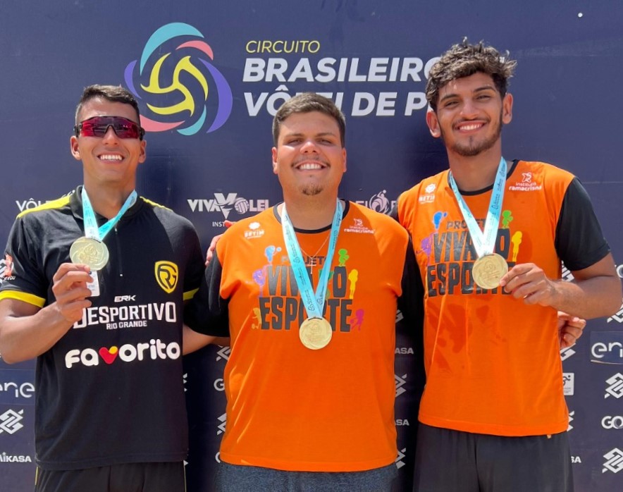 O esportista competiu ao lado de Pedro Lucas, do Rio Grande do Norte