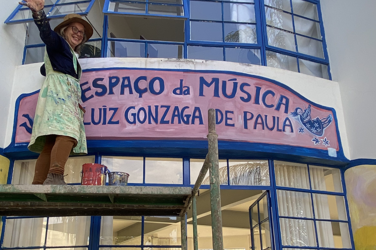 Mural de Anna Göbel com intervenção de Zi Reis será lançado nesta sexta (26/6) 