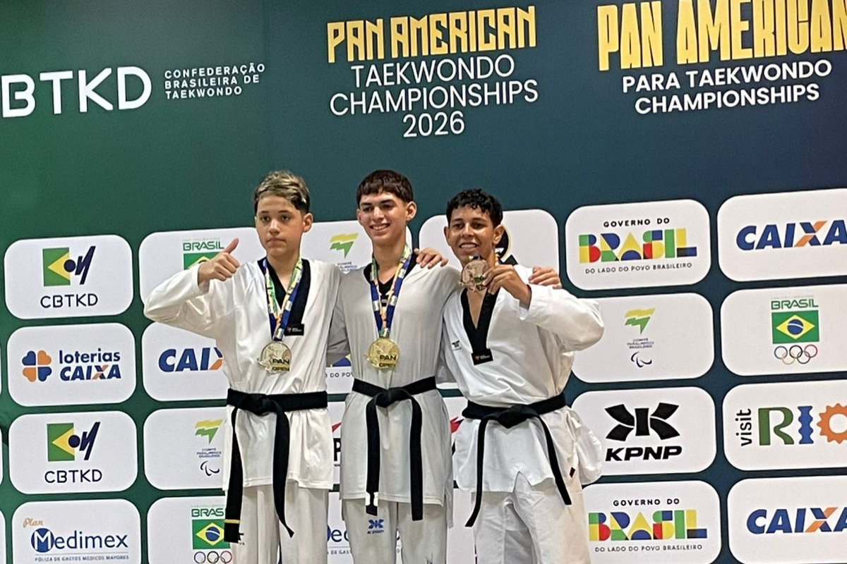 Bronze: Thales Alencar subiu ao pódio na categoria cadete até 61 kg