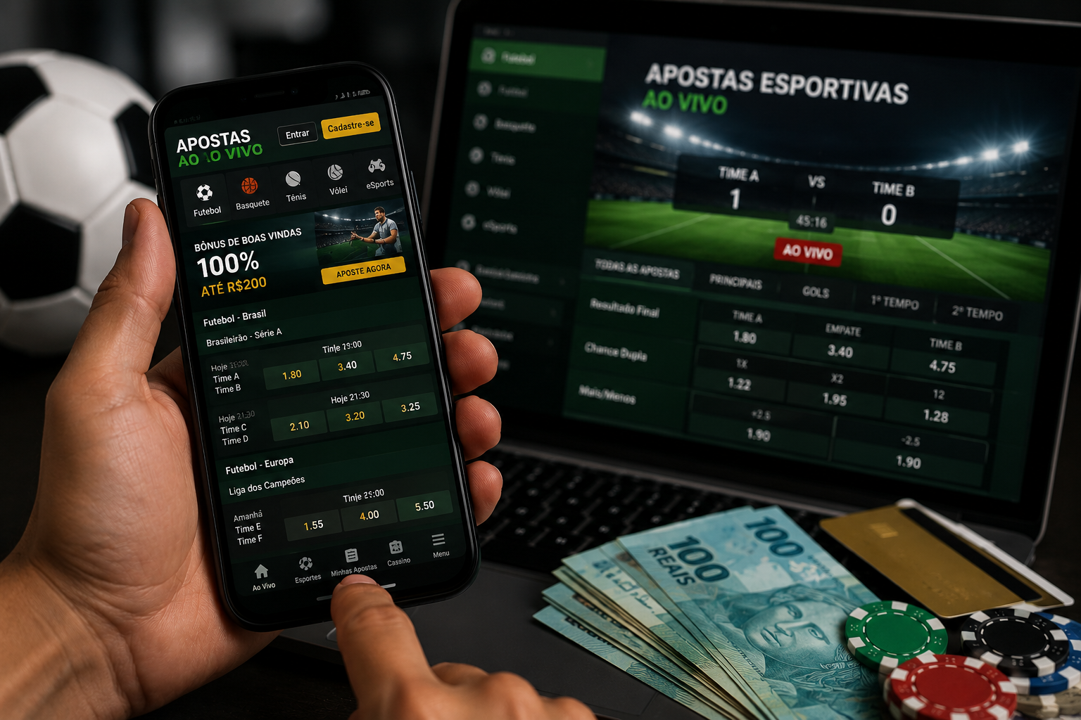 Proposta também proíbe exibição de marcas de plataformas de apostas em eventos contratados, patrocinados, promovidos, apoiados ou realizados pela administração municipal 