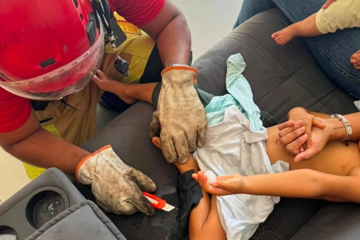 Criança passava bem, mas família, que mora no Nossa Senhora de Fátima,  se comprometeu a levar o menino a uma unidade de saúde 