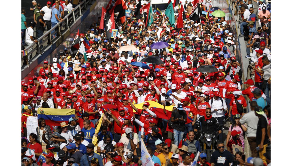 Venezuelanos protestam contra resultado de eleição presidencial (Photo by Pedro Rances Mattey/AFP)